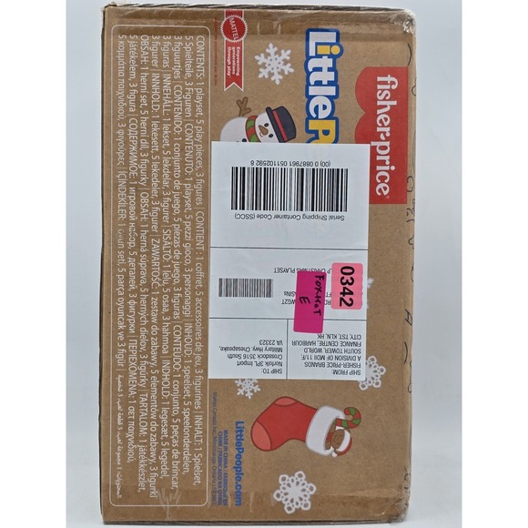 Fisher Price Little People Christmas Wonderland Gift Set HYL55 - DAMAGE BOX NEW - Picture 2 of 14